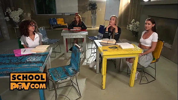 POV - Foursome POV fucking with Sybil, Zlata Shine, Veronica Leal, Geisha Kyd