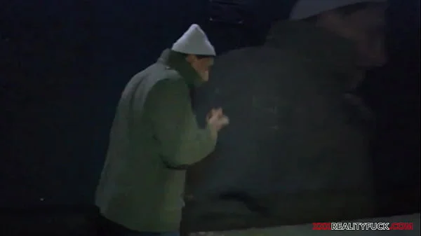 Hot blonde with incredible body have sex with stranger