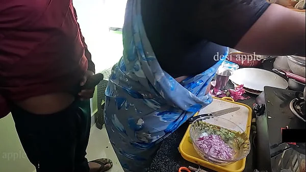 flashing and jerking infront of maid swathi in kitchen