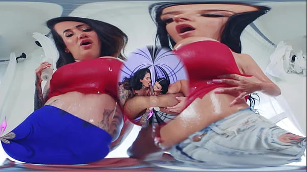 Big Titty Threesome Arabelle Raphael and Payton Preslee JUGS FOR WIENER HUGS