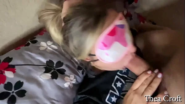 Woke up a MILF and made her suck a big dick. Doggystyle and cum on the ass