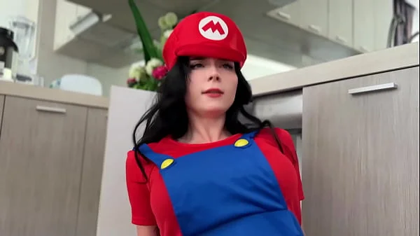 Sexy Mario Riding Big Dildo till Intense Orgasm - Hot Cosplay Solo