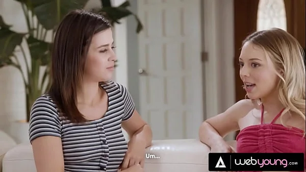 Small Town's New Lesbian Kylie Rocket Hard Fucks Her Horny Straight Neighbor Lily Larimar! FINGERING