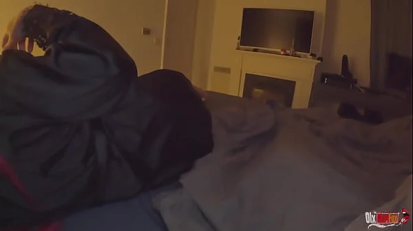 Stepmom shares bedroom with horny stepson He gets blowjob and sex with hot MILF (English subtitles)