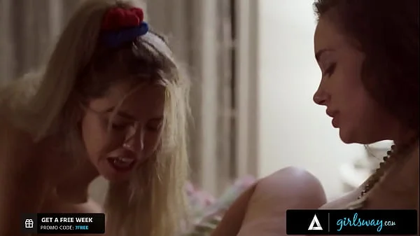 GIRLSWAY - Teens Alina Lopez & Gia Paige Fucked To Calm The Aliens' Wrath! FISTING TO DESTROY EGGS!