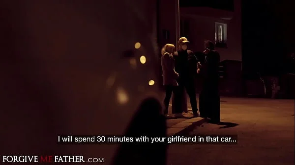 Cheating Czech blonde fucked hard by stranger while cuckold husband watches