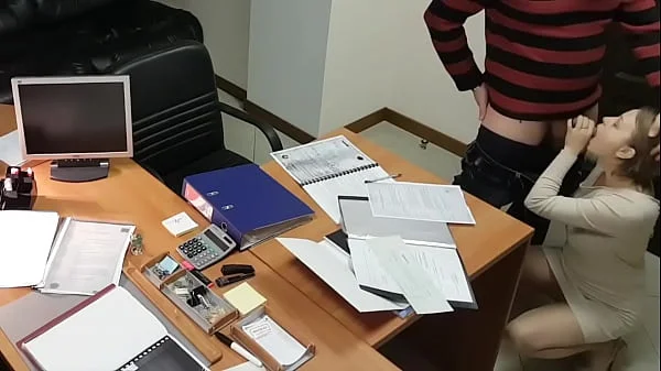 Hot Blonde Secretary Fucked By Boss In Office