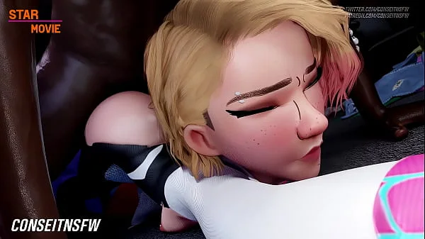 Spider-Gwen Likes Her Dicks Strong Blacked