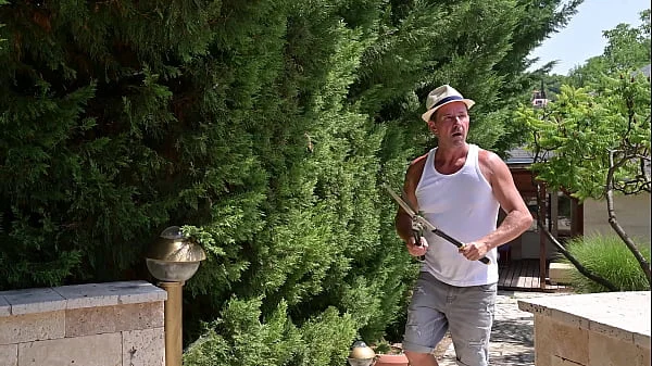 Bisexual BFFs Lia Lin and Bambola Share a Hard Cock by the Pool GP2756