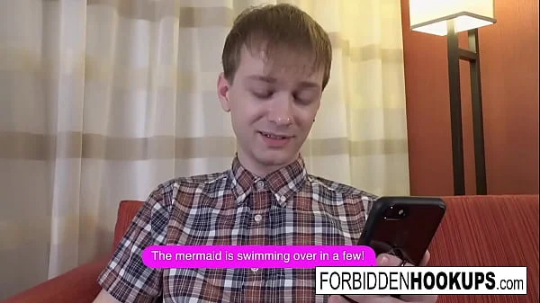 Big boobed babe takes her step-brothers fat cock