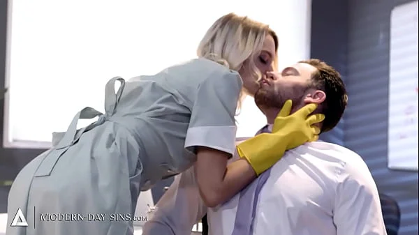 MODERN-DAY SINS - Overworked Boss Takes A Break To Hard Assfuck The Pervert Office Maid Kenna James