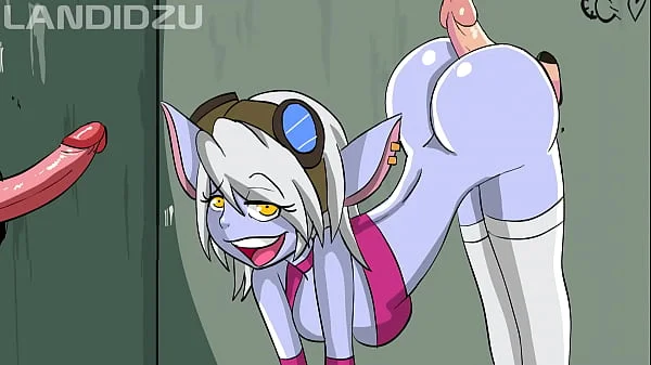 Yordles in the glory hole by Landidzu