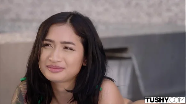 TUSHY Anal-obsessed cutie Eliza seduces her trainer