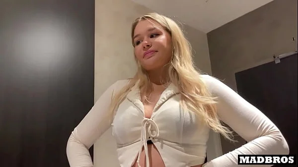 An English manager gets fucked in the toilets and elevator during her work!!!