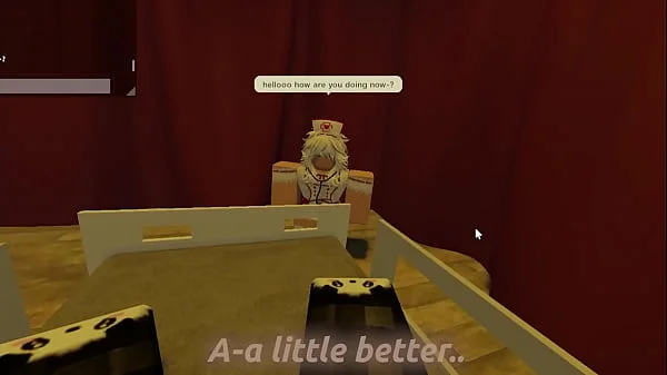 Nurse takes care of horny patient