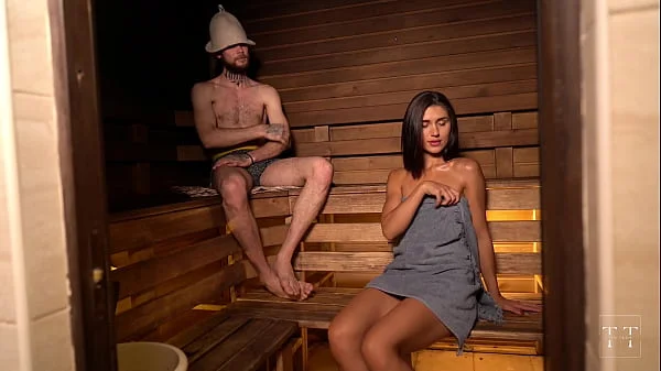 Unexpected sex in a public sauna