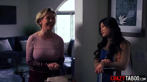 Big tits MILF Dee Williams dived in perfect ass Asian teens Lulu Chu pussy