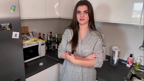 Horny Step Mother was caught by Step Son and She Seduces him with her 2 Big Cocks