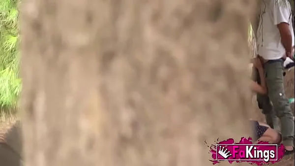 Potro introduces us to his sexy Italian college girl friend and fucks her for us