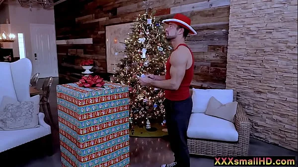 My Christmas Gift 2023 - I would just be a Christmas Gift doll, but when he sucked my pussy I came to life to fuck on Christmas night