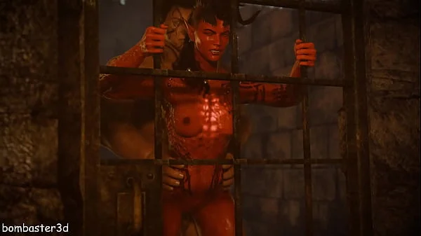 Karlach fucks with Halsin