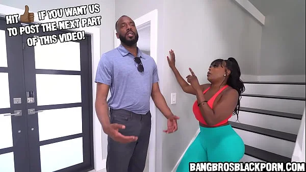 Ebony milf gets a visit from her landlord about her rent and decided to pay him in nature.