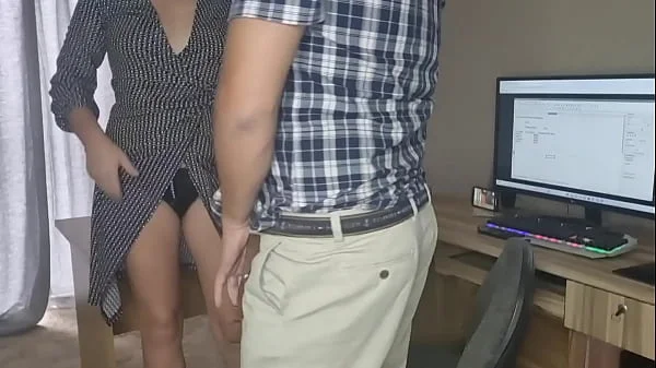 Boss takes advantage of shy secretary