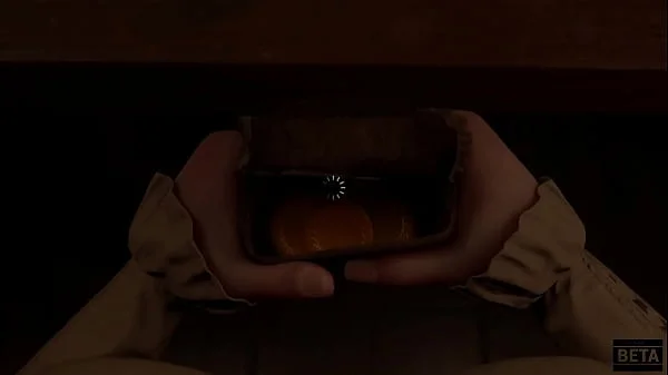 Hard Day - Lots of futa-women fuck a timid girl. 3d Futanari cartoon ballad