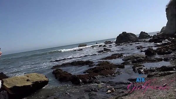 Cruising on the coast with super cute Brianna Arson and getting head out in public POV