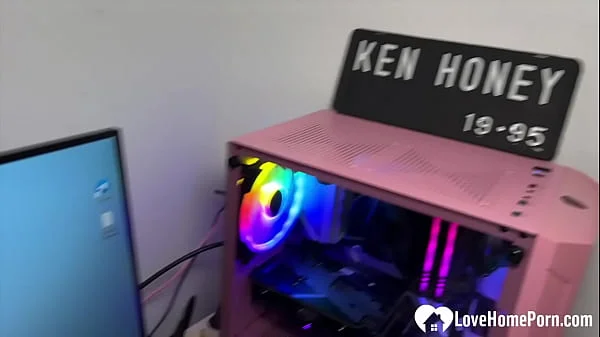 Hot Russian babe devours my hard cock