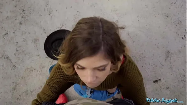 Public Agent Big tits hitchhiker Nicole Rae big dick public pov blowjob