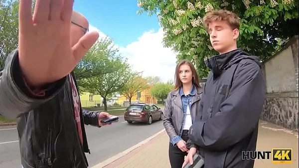 HUNT4K. Boy cant pay for his GF so she makes money like a slut