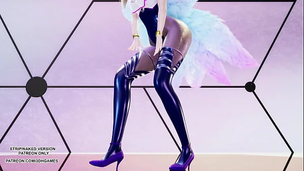 [MMD] CHUNG HA - PLAY KDA Ahri Sexy Kpop Dance League Of Legends Uncensored Hentai