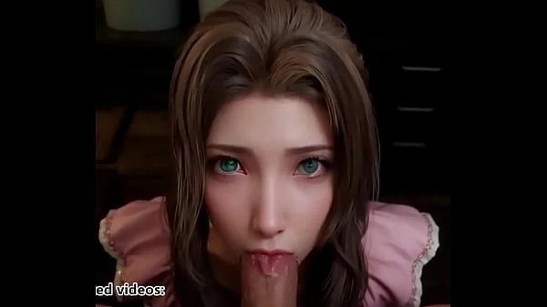 Final Fantasy 7 Aerith Deepthoreat Blowjob Uncensored Hentai AI Generated