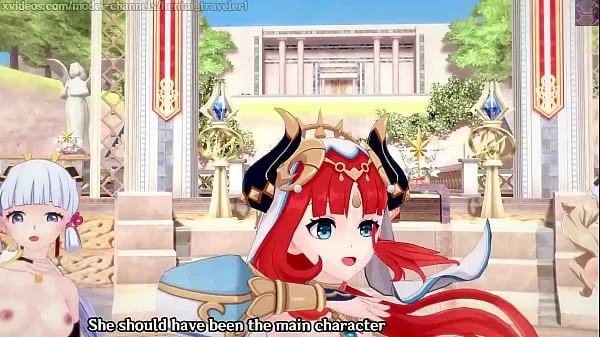 Genshin Impact: 【MMD】EVERGLOW - Adios REMAKE (Nilou, Ayaka, Barbara)