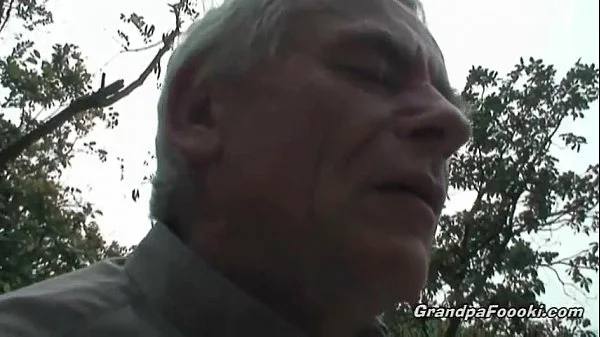 Babe fucks mature pair