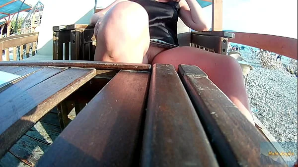 Adrenaline without panties in public