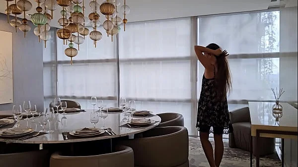 In visit without panties # Play Sexy while hosts was out for 10 minutes to pick up another guests