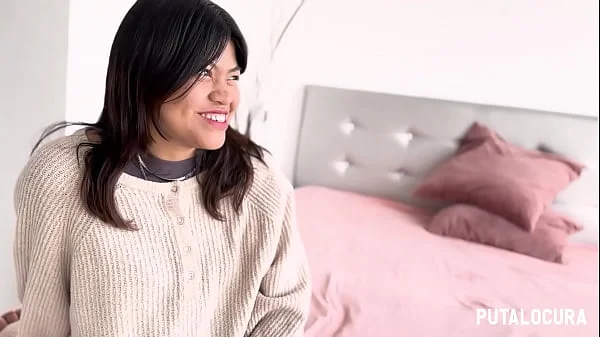 PutaLocura - Boliviana Yvonne montando la polla de Torbe y se traga toda su lefa.