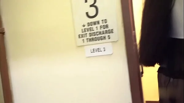 Latinas Sucking BIG BLACK DICK in hallway after CONCERT lets out !