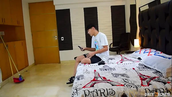 MY STEPMOM GETS MAD AT ME BECAUSE SHE CAUGHT ME MASTURBATING