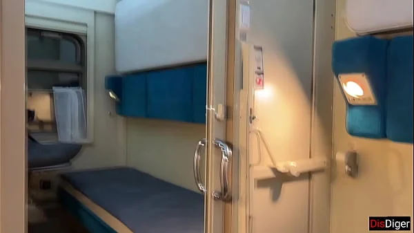 The guilty train conductor offered a premium service to the passenger - Anal and Cumwalk