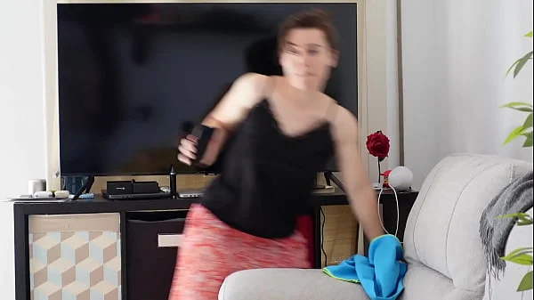 She had an idea when she caught him fucking a plastic ass