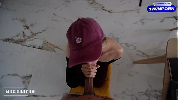 The pizza girl ate my pizza and wanted to run away. I made her suck