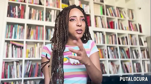 PutaLocura - La bellísima mulata Luna Blackx le saca la leche a Torbe después de una entrevista cachonda