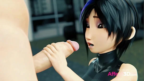 3D beauty anal fucked in the gym