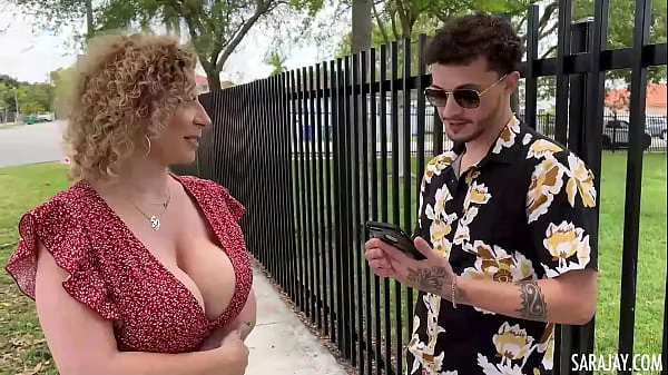 Lusty Lady Sara Jay Milks Apollo Banks With Her Moist Mature Muff!