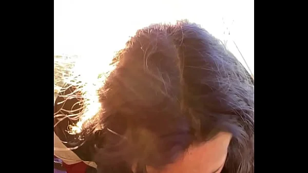 Blowjob on the beach