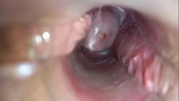 orgasm inside the vagina close-up