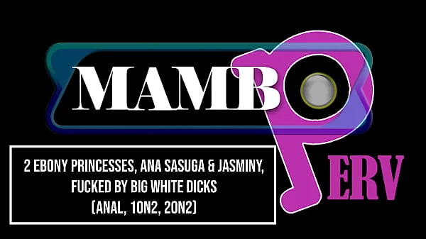 2 ebony princesses, Ana Sasuga & Jasminy, fucked by big white dicks (Anal, 1on2, 2on2, ATOGM, Deep foot, monster cock) OB438